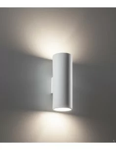 Belfiore 2184 applique a doppia emissione in ceramica, applique bianca moderna, lampade applique moderne