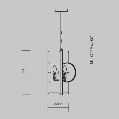 Maytoni Marmo lampadario moderno MOD099PL-03G immagine 3