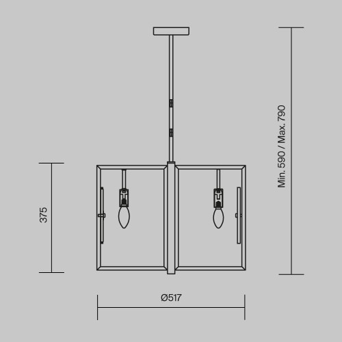 Maytoni Marmo lampadario moderno MOD099PL-06G immagine 4