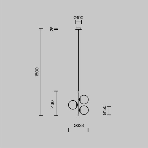 Maytoni Nostalgia lampadario moderno MOD048PL-03G immagine 4