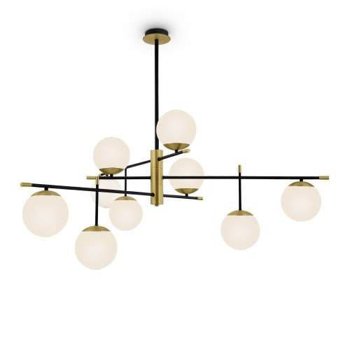 Maytoni Nostalgia lampadario moderno MOD048PL-09G immagine 2