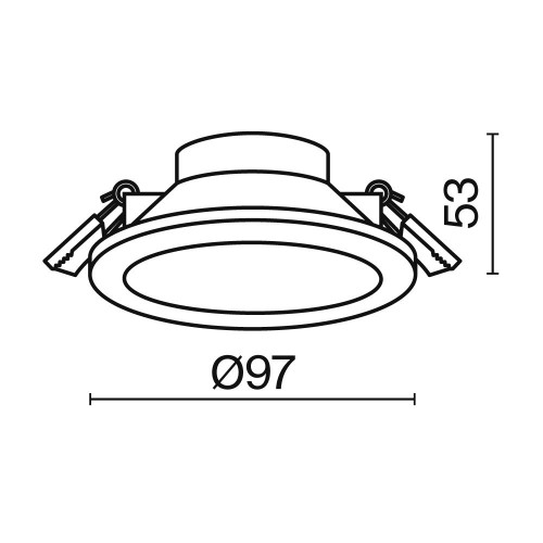 Maytoni Stockton faretto LED da incasso DL015-6-L7W immagine 4