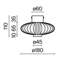 Maytoni Amulet applique LED MOD555WL-L3G3K immagine 4
