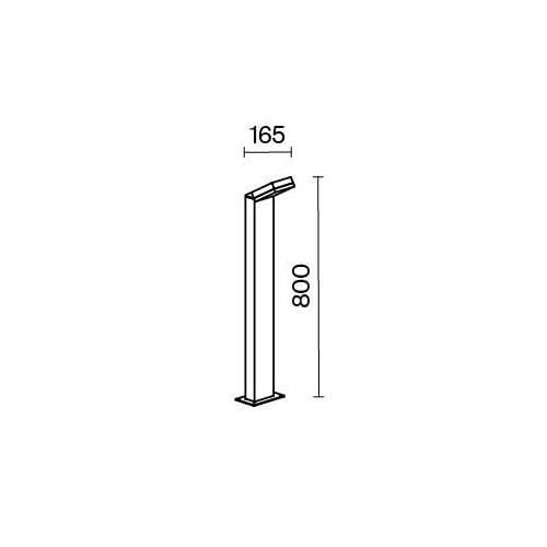 Maytoni Paso lampione da giardino LED O595FL-L12B3K immagine 5
