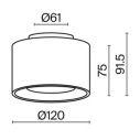 Maytoni Planet plafoniera moderna LED C009CW-L16W immagine 4