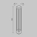 Maytoni Elbe lampione da giardino LED O424FL-L10GF immagine 4
