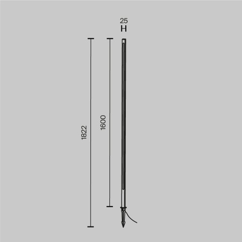 Maytoni Pole lampione da giardino LED O440FL-L24GF3K immagine 3