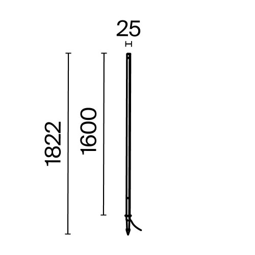 Maytoni Pole lampione da giardino LED O440FL-L24GF3K immagine 4