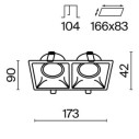 Maytoni Dot faretto da incasso DL029-2-02W immagine 4