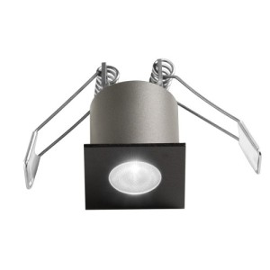 Gea Luce GFA1092 faretto da incasso Nero