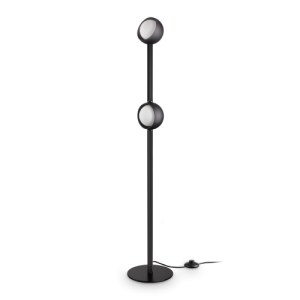 Ideal Lux Bloom PT2 lampada da terra LED Nero