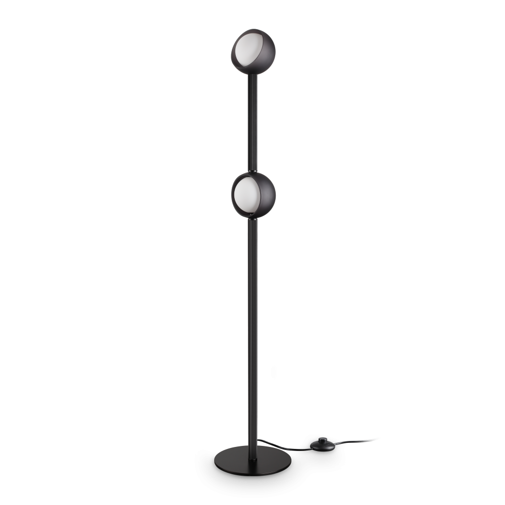 Ideal Lux Bloom PT2 lampada da terra LED Nero