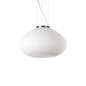 Ideal Lux Plissé SP1 D35 lampada a sospensione Cromo