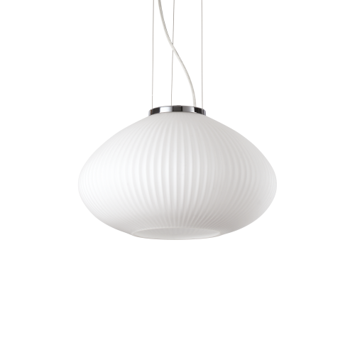Ideal Lux Plissé SP1 D35 lampada a sospensione Cromo