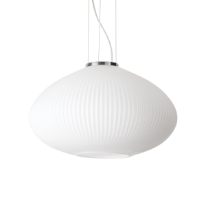 Ideal Lux Plissé SP1 D45 lampada a sospensione Cromo