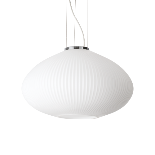 Ideal Lux Plissé SP1 D45 lampada a sospensione Cromo