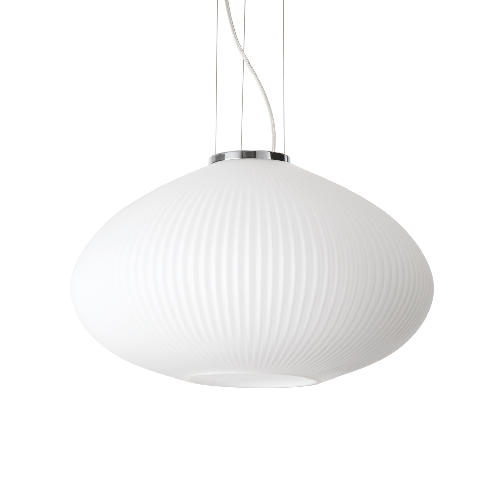 Ideal Lux Plissé SP1 D45 lampada a sospensione Cromo