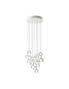 Fabbian Multispot Beluga F32 A24 lampadario moderno 20 luci