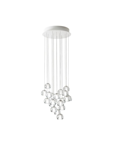 Fabbian Multispot Beluga F32 A24 lampadario moderno 20 luci