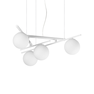 Ideal Lux Atlas SP4 lampada a sospensione - Bianco - 352046