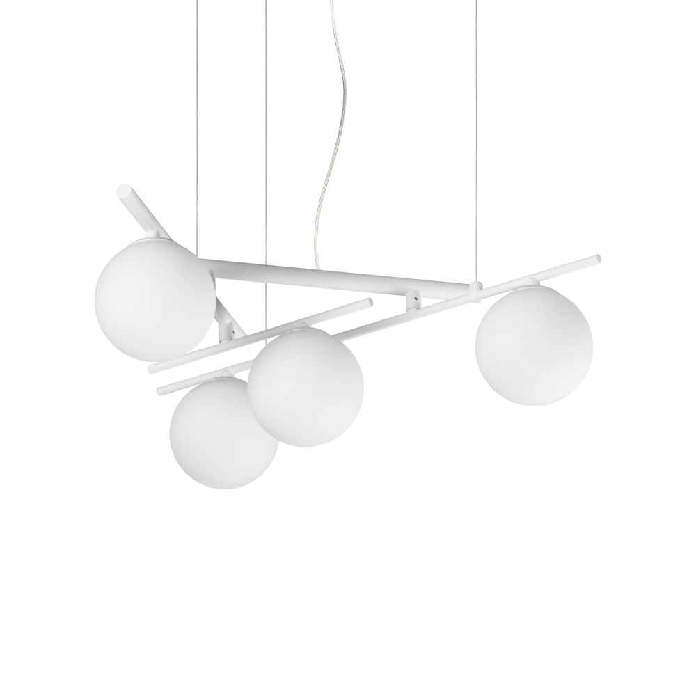 Ideal Lux Atlas SP4 lampada a sospensione - Bianco - 352046