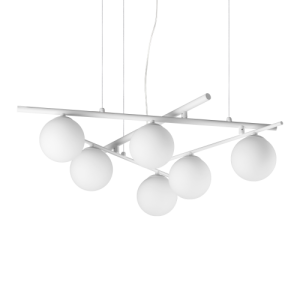 Ideal Lux Atlas SP6 lampada a sospensione - Bianco - 352053
