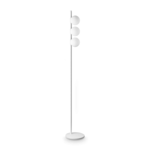 Ideal Lux Binomio PT3 lampada da terra - Bianco - 353210