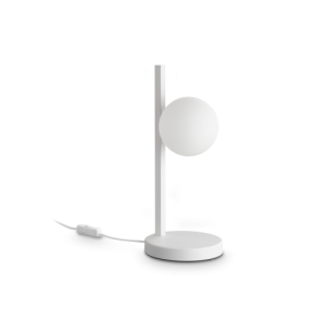 Ideal Lux Binomio TL1 lampada da tavolo - Bianco - 353203