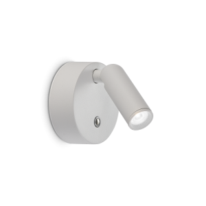 Ideal Lux Bean AP Round Rechargeable applique LED ricaricabile - Bianco - 350233