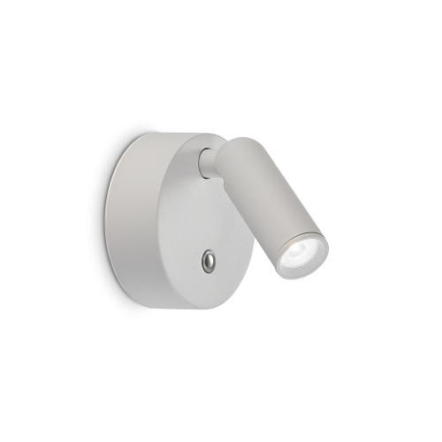 Ideal Lux Bean AP Round Rechargeable applique LED ricaricabile - Bianco - 350233