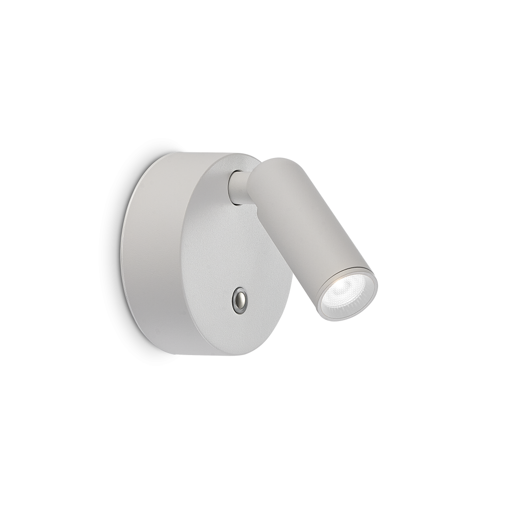 Ideal Lux Bean AP Round Rechargeable applique LED ricaricabile - Bianco - 350233