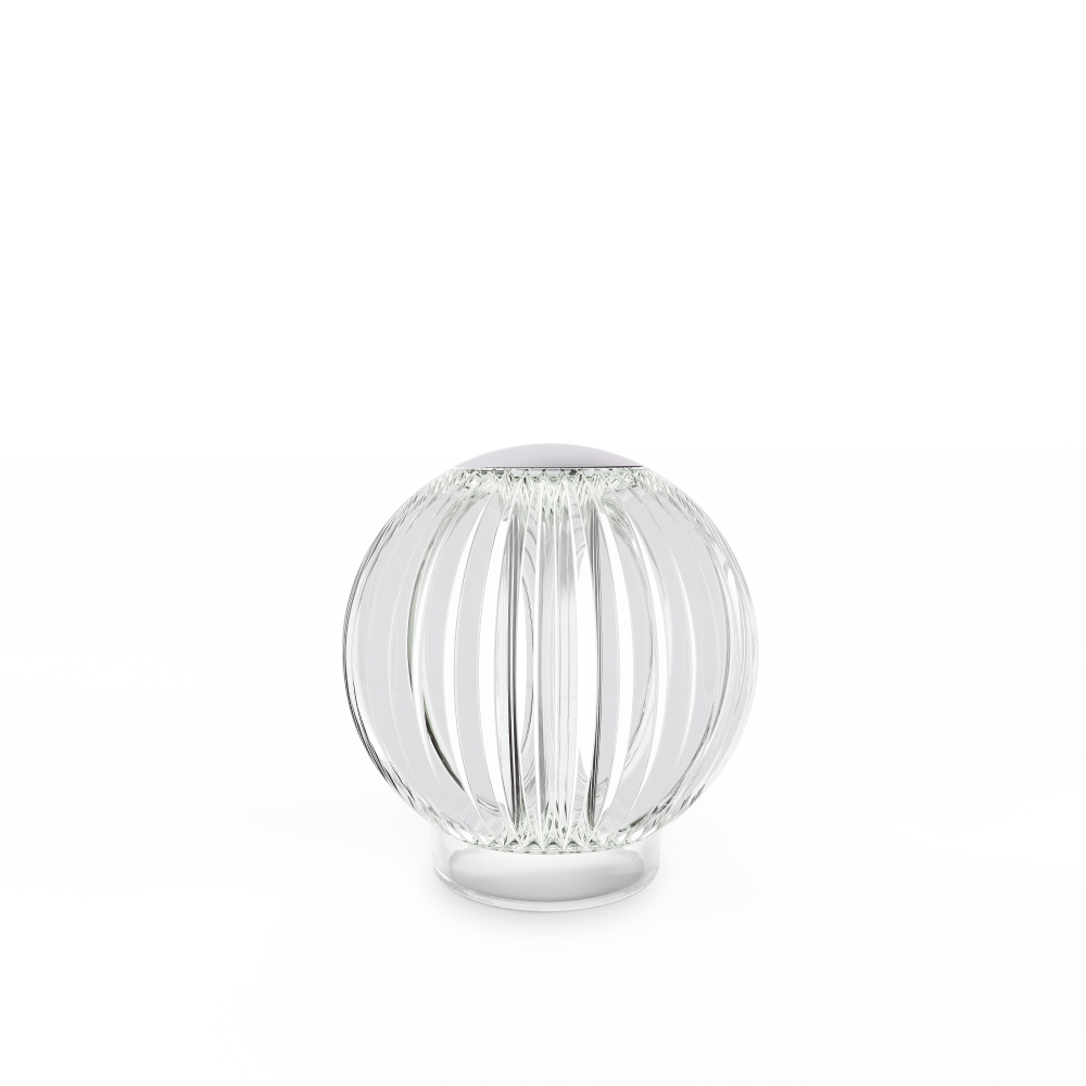 Ideal Lux Diamond TL1 lampada da tavolo LED ricaricabile - Trasparente - 343488