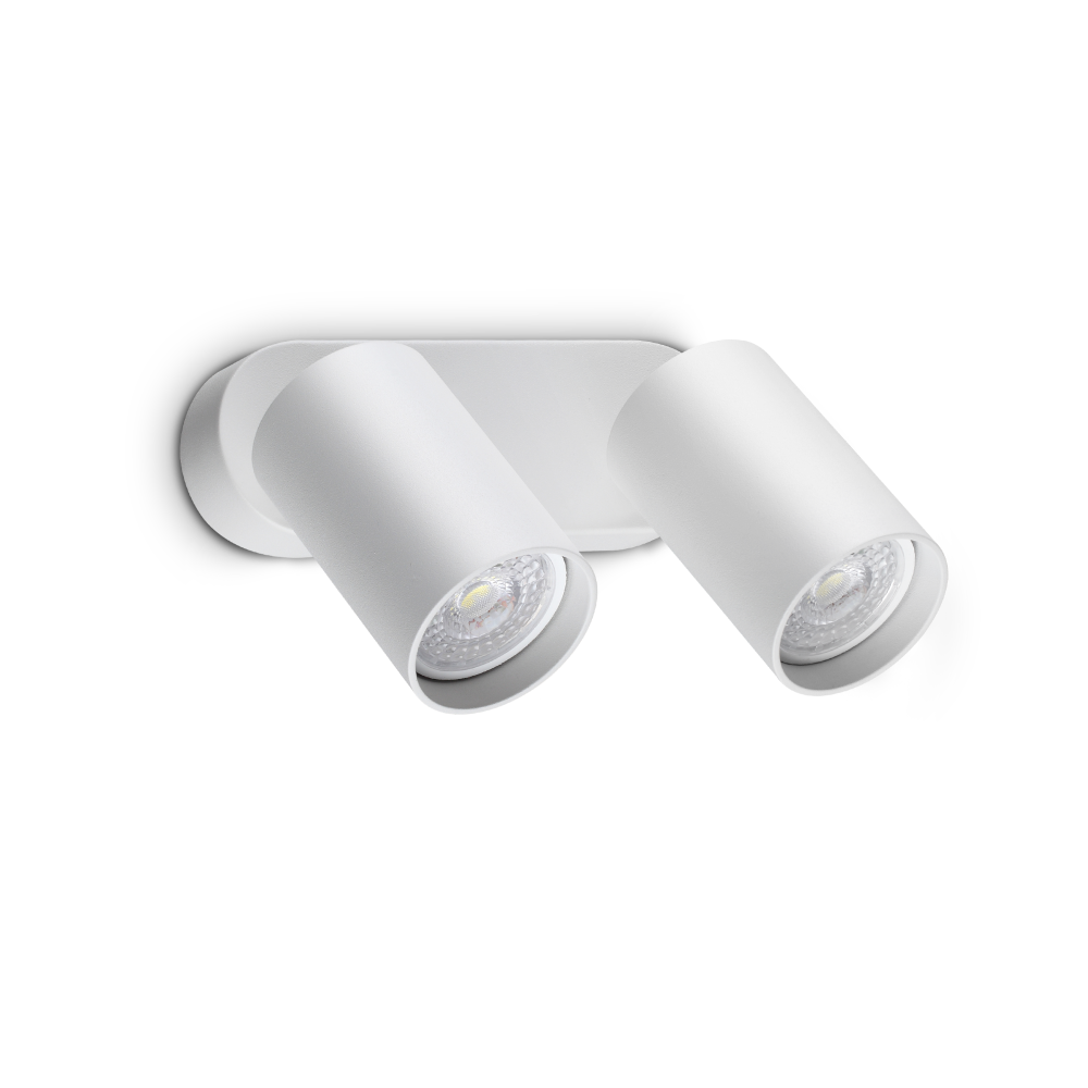 Ideal Lux Dynamite AP2 Round applique - Bianco - 367378
