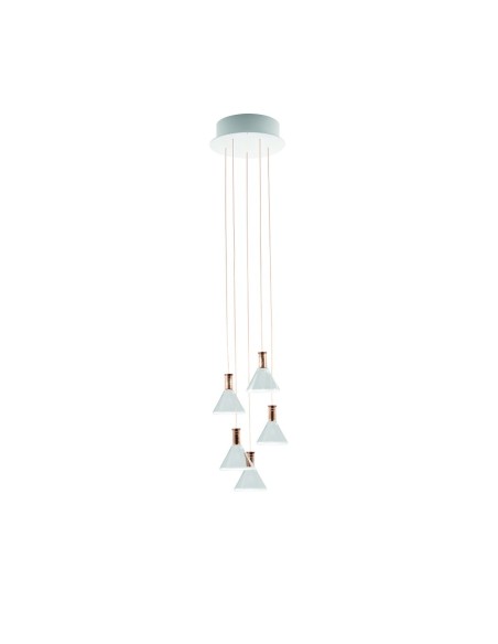 Fabbian Multispot Polair F32 A42 sospensione moderna