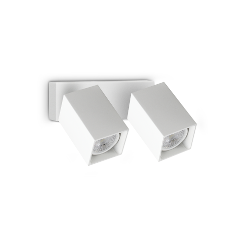 Ideal Lux Dynamite AP2 Square applique - Bianco - 371221