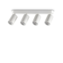 Ideal Lux Dynamite PL4 Linear Round plafoniera - Bianco - 371337