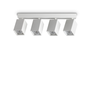 Ideal Lux Dynamite PL4 Linear Square plafoniera - Bianco - 367422