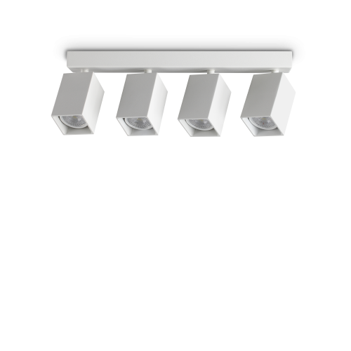 Ideal Lux Dynamite PL4 Linear Square plafoniera - Bianco - 367422