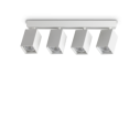 Ideal Lux Dynamite PL4 Linear Square plafoniera - Bianco - 367422
