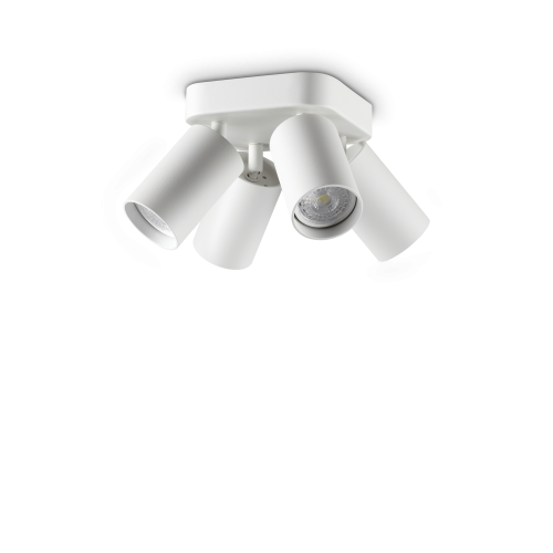 Ideal Lux Dynamite PL4 Round plafoniera - Bianco - 367439
