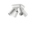 Ideal Lux Dynamite PL4 Round plafoniera - Bianco - 367439