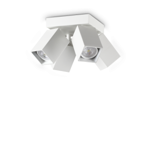 Ideal Lux Dynamite PL4 Square plafoniera - Bianco - 367446
