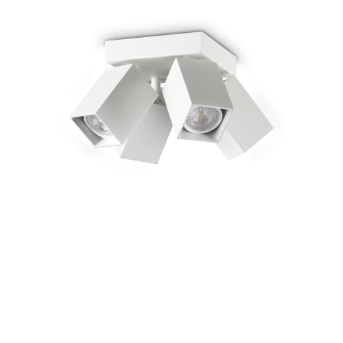 Ideal Lux Dynamite PL4 Square plafoniera - Bianco - 367446