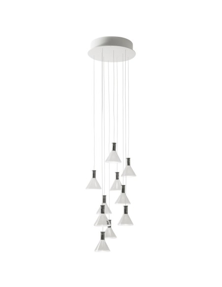 Fabbian Multispot Polair F32 A43 sospensione moderna