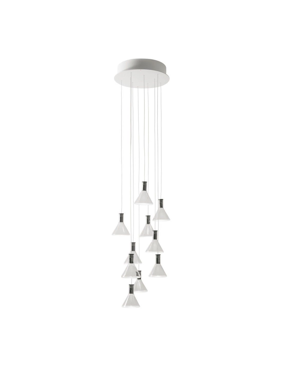 Fabbian Multispot Polair F32 A43 sospensione moderna