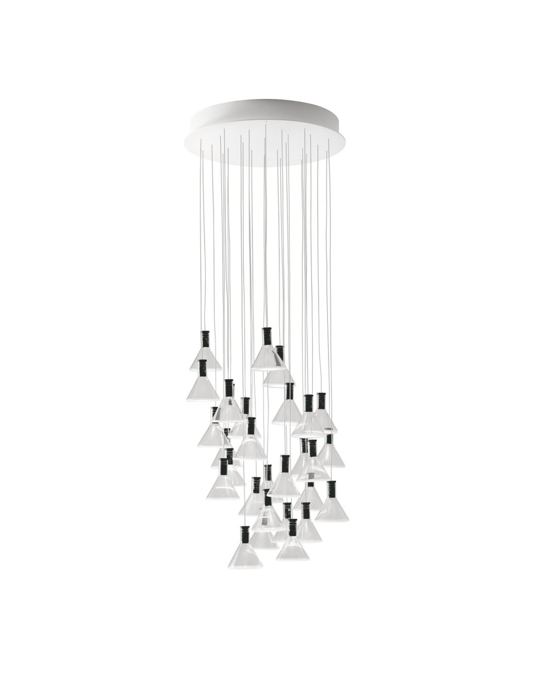 Fabbian Multispot Polair F32 A45 sospensione moderna 30 luci