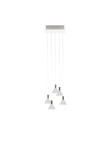 Fabbian Multispot Polair F32 A47 lampadario moderno 5 luci