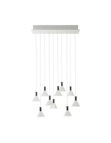 Fabbian Multispot Polair F32 A48 lampadario moderno 10 luci