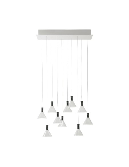 Fabbian Multispot Polair F32 A48 lampadario moderno 10 luci