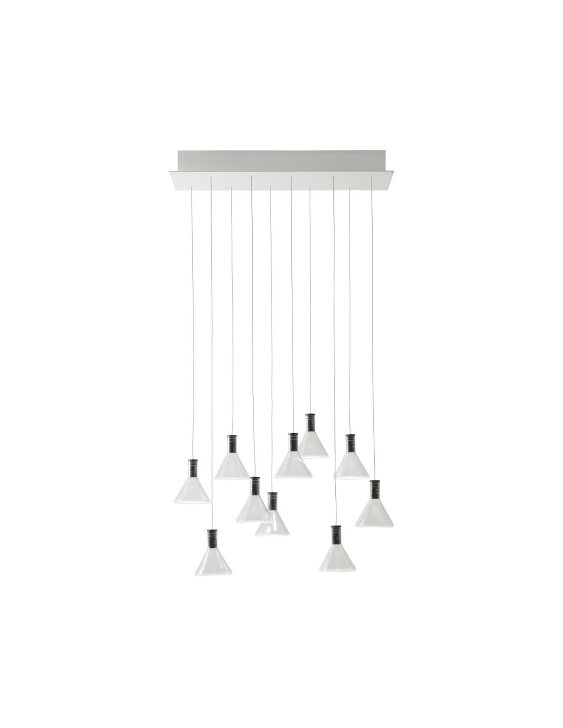 Fabbian Multispot Polair F32 A48 lampadario moderno 10 luci
